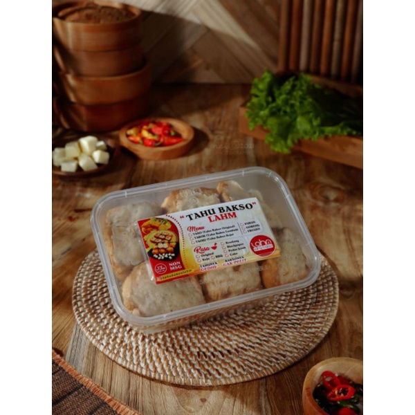 

Tahu Bakso LAHM Original Premium TASO Non MSG Isi 10 Biji