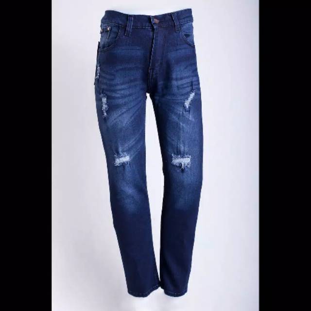 Celana jeans sobek getz navy celana panjang pria jeans pria celana