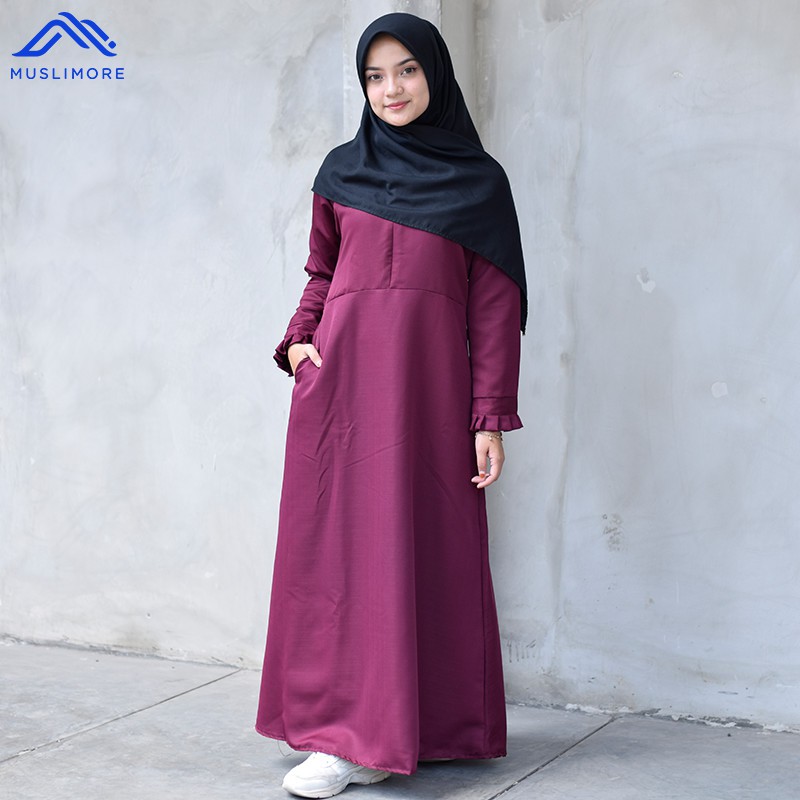 Baju Merah Maroon Polos Cocok Dengan Jilbab Warna Apa