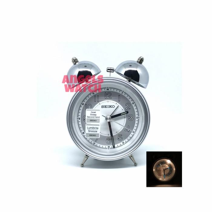 Sajai | Jam Weker Kring Seiko Qhk035R Original Seiko Super Murah