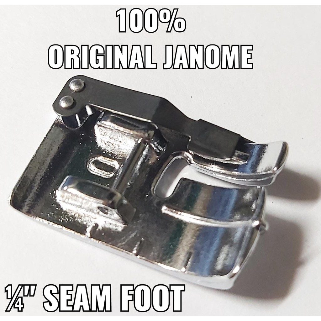 JANOME ACCESORIES sepatu mesin jahit untuk jahit 1/4&quot; / seam foot