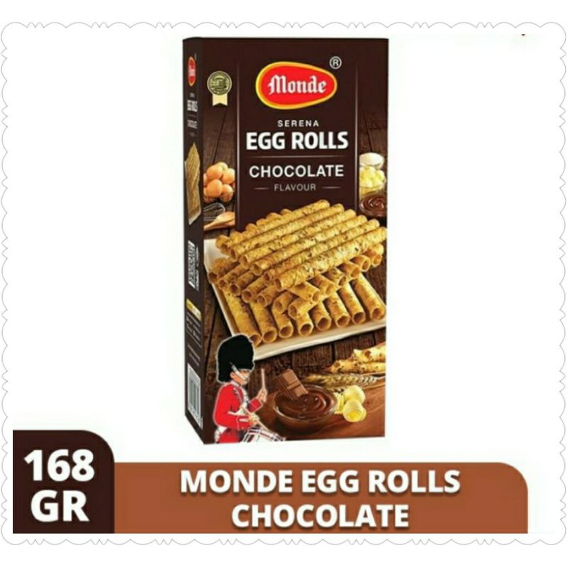 

Monde Serena Egg Roll Original 168gr / Cokelat 168gr