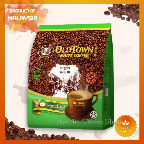 

KOPI PUTIH OLD TOWN 3 IN 1 WHITE COFFEE HAZELNUT IMPORT MALAYSIA