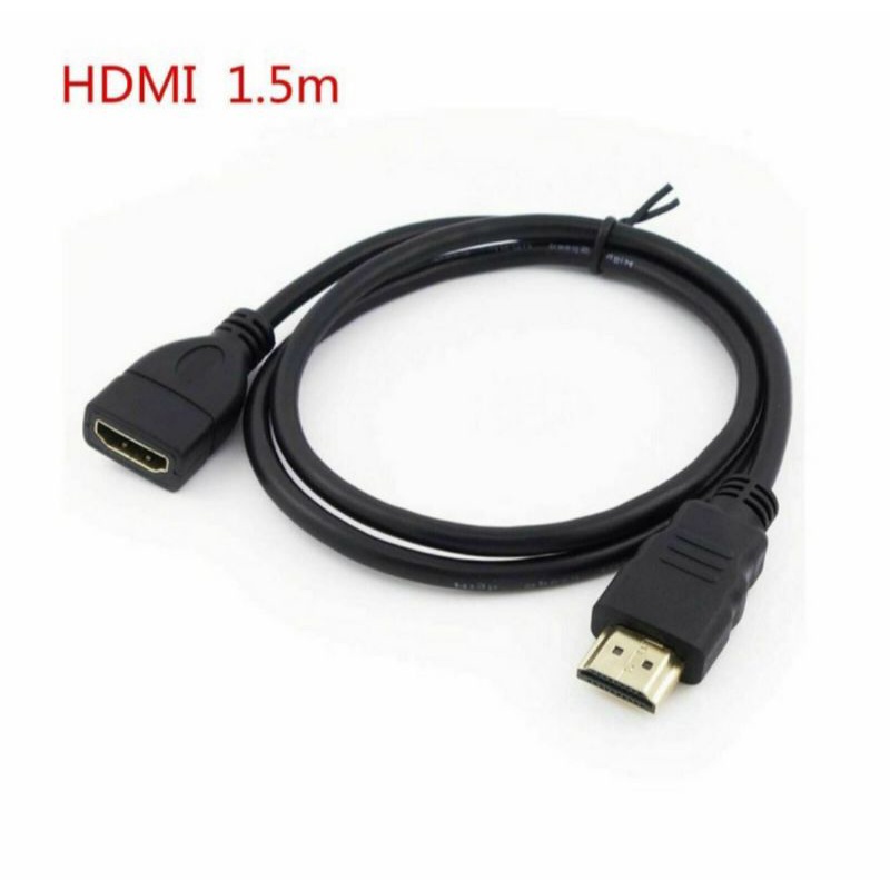 kabel hdmi male to female kabel hdmi extension 1.5m