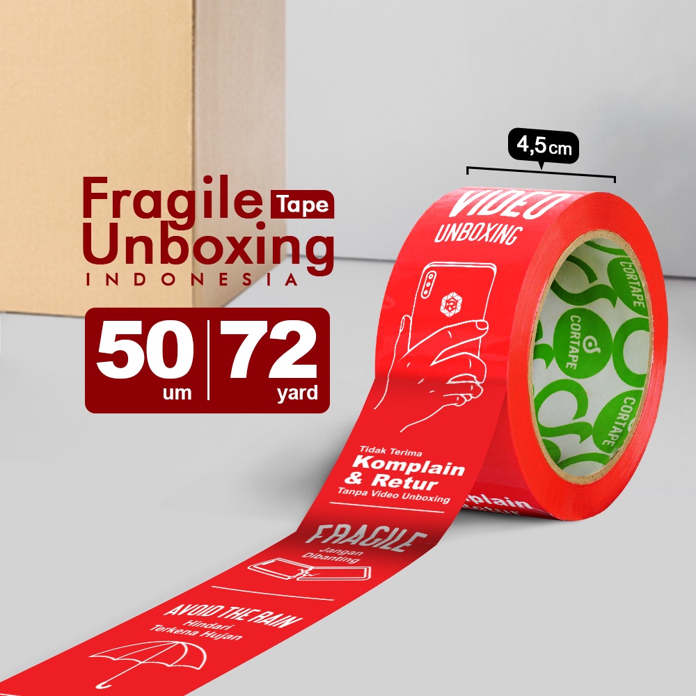 

LAKBAN FRAGILE MERAH UNBOXING | ISOLASI KOMPLAIN RETUR