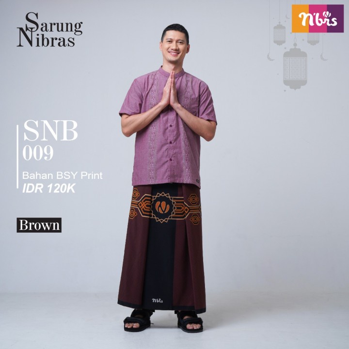 SARUNG TERBARU NIBRAS SNB 09 ORIGINAL BSY PRINT