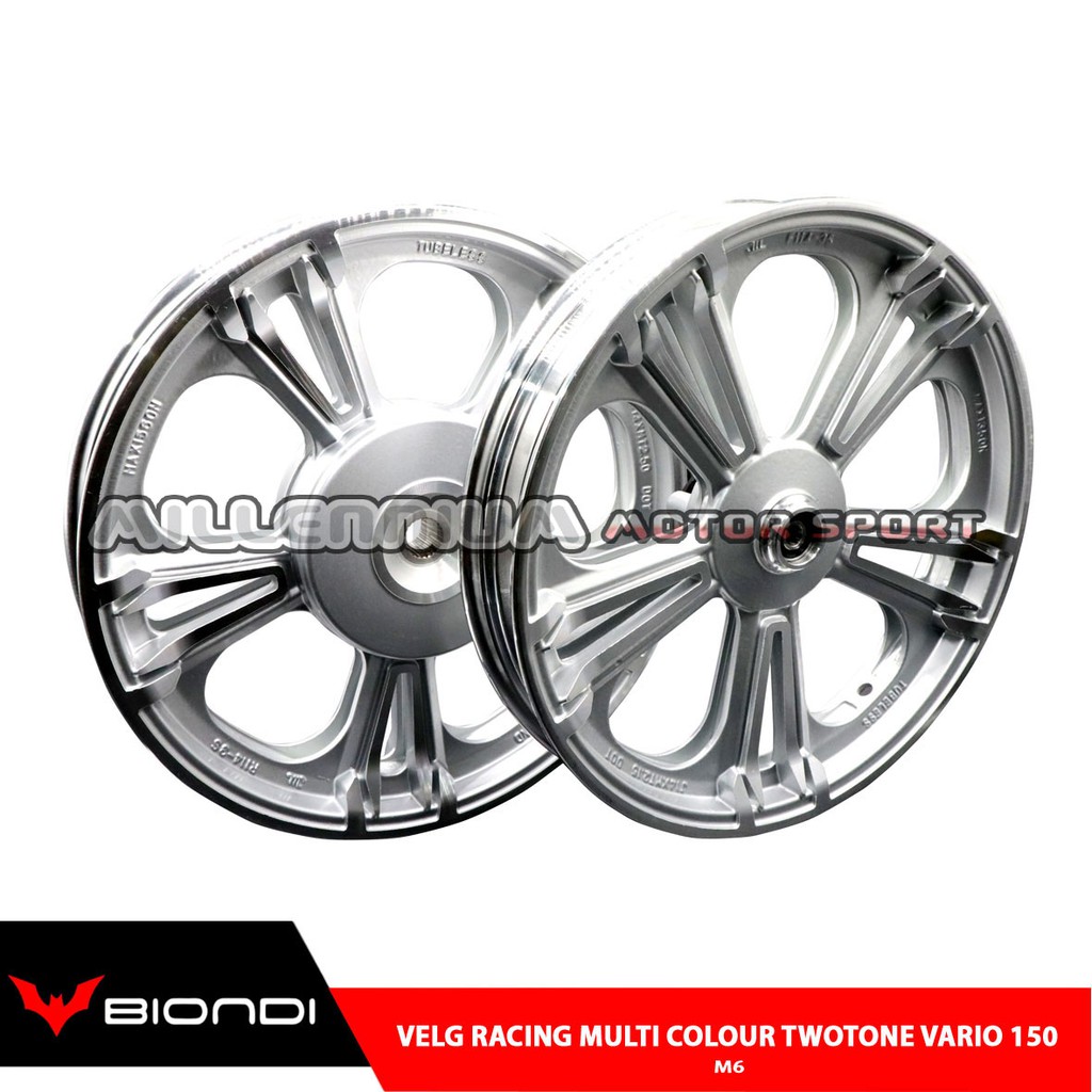 VELG RACING MULTI COLOUR BIONDI M6 VARIO 150 TWOTONE