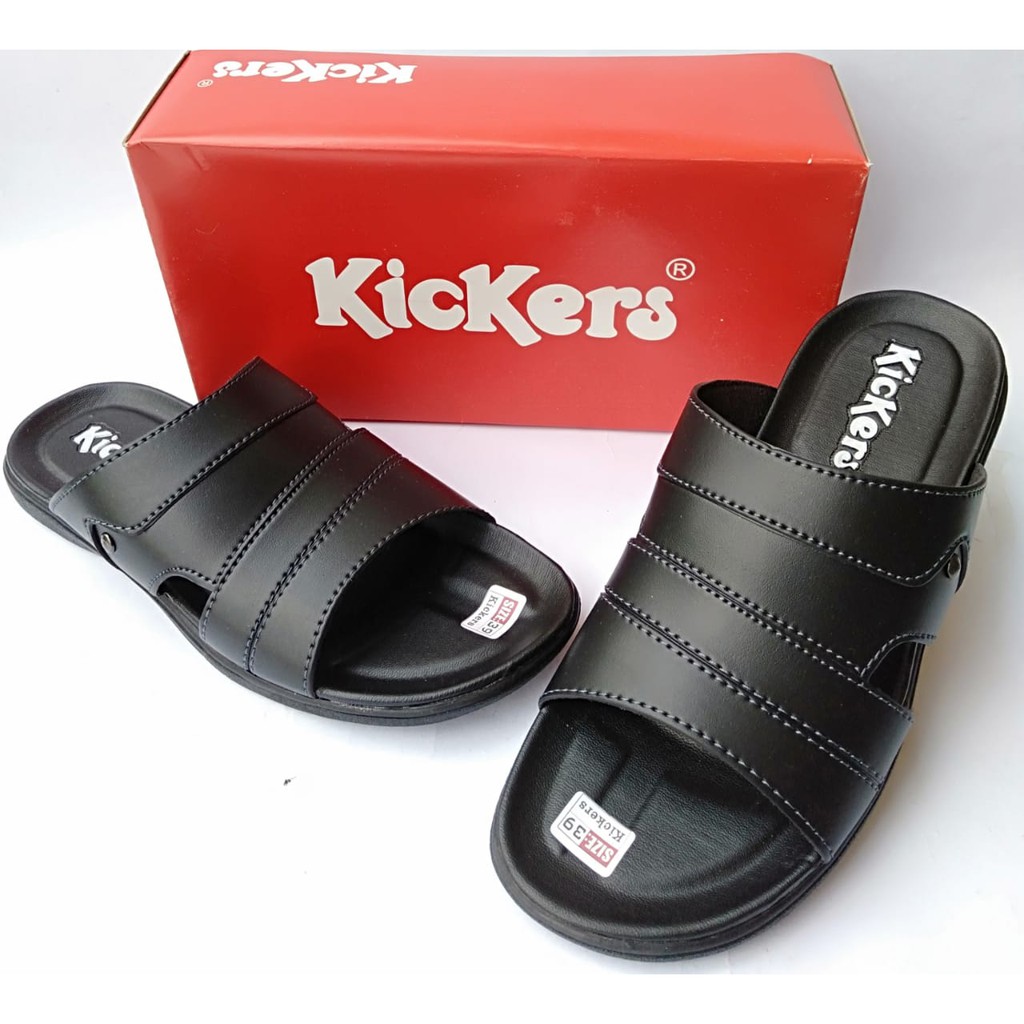 Kickers sandal pria selop slide original casual kasual dewasa terbaru murah kekinian berkualitas COD