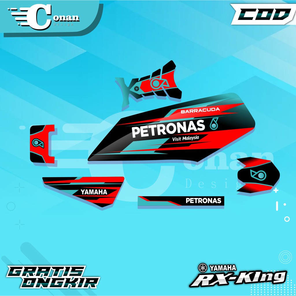 Striping Rx King Variasi 2004 2008 Setriping RX King Strip Skull Fear Variasi Motor RX KING