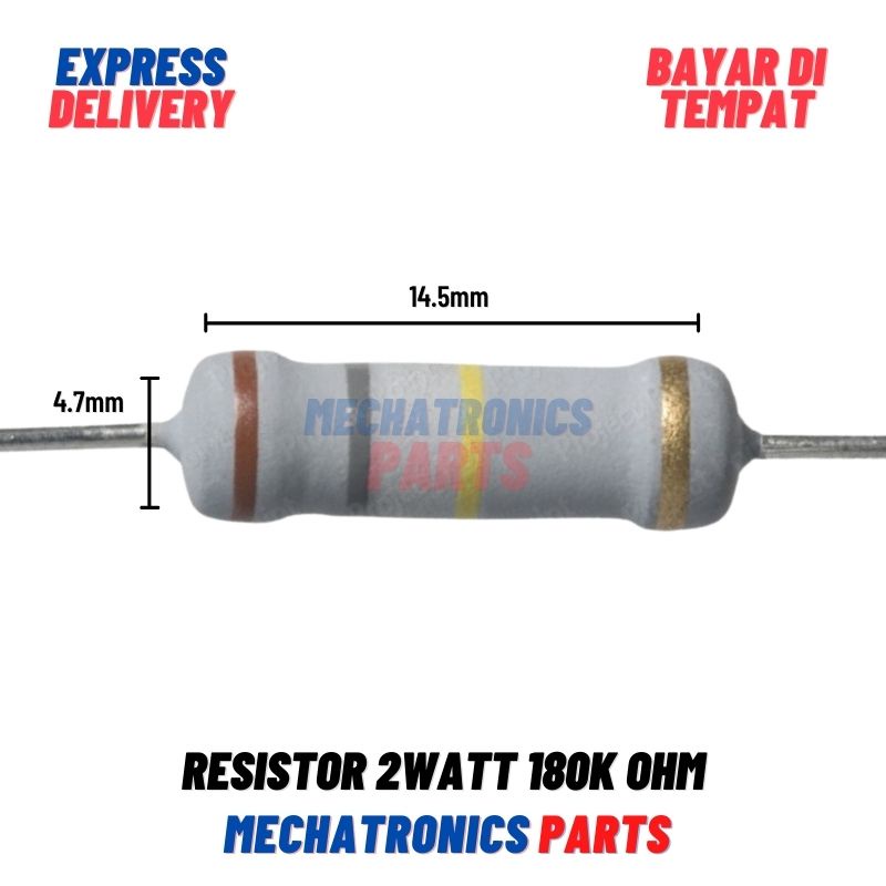 [PAS-9230] RESISTOR 2WATT 180KOHM