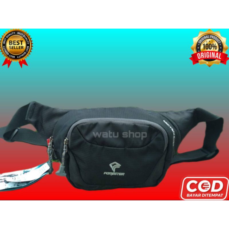 tas pinggang pria wsistbag pria  forester original slempang dada cowok gaul dsn kerend