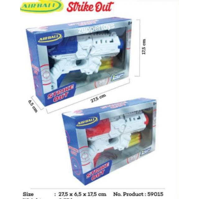 MAINAN PISTOL NERF/PISTOL STRIKE OUT