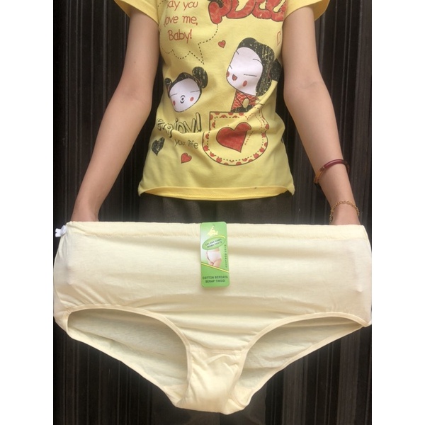 3 PCS Mamabel | MUAT BB SAMPE 95 Kg Celana dalam wanita hamil Kancing sebelah  Art Mamabel 514