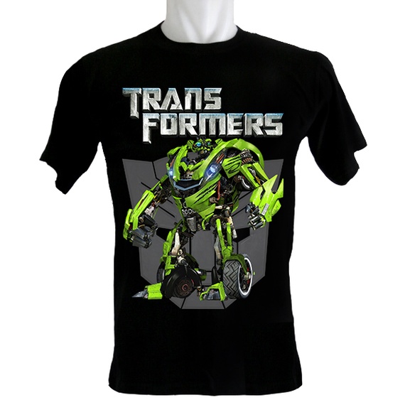 Indoshirt - Kaos Transformers Autobot Skids - Bahan Katun - Kerah O - Ukuran 3XS sampai dengan 3XL -