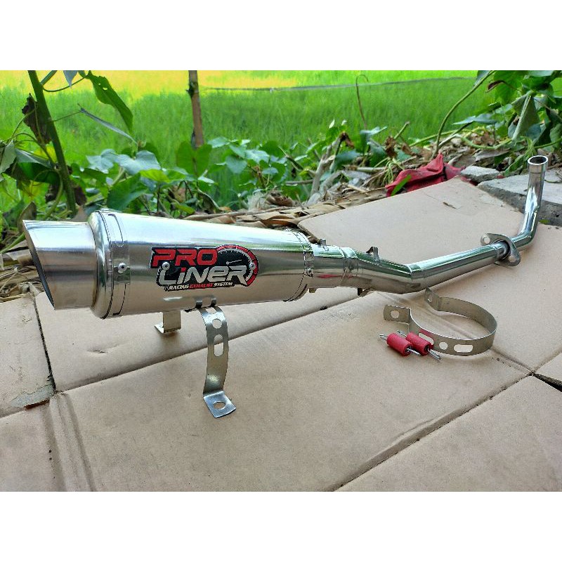 KNALPOT RACING PRO LINER VEGA JUPITER Z ASTREA SUPRA FIT KARISMA BLADE REVO SMASH SHOGUN