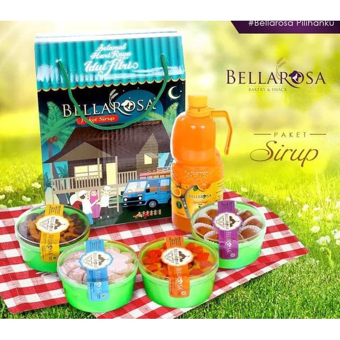 

HOT SALE Paket Lebaran / Kue Lebaran / Parcel Lebaran Bella Rosa Syrup