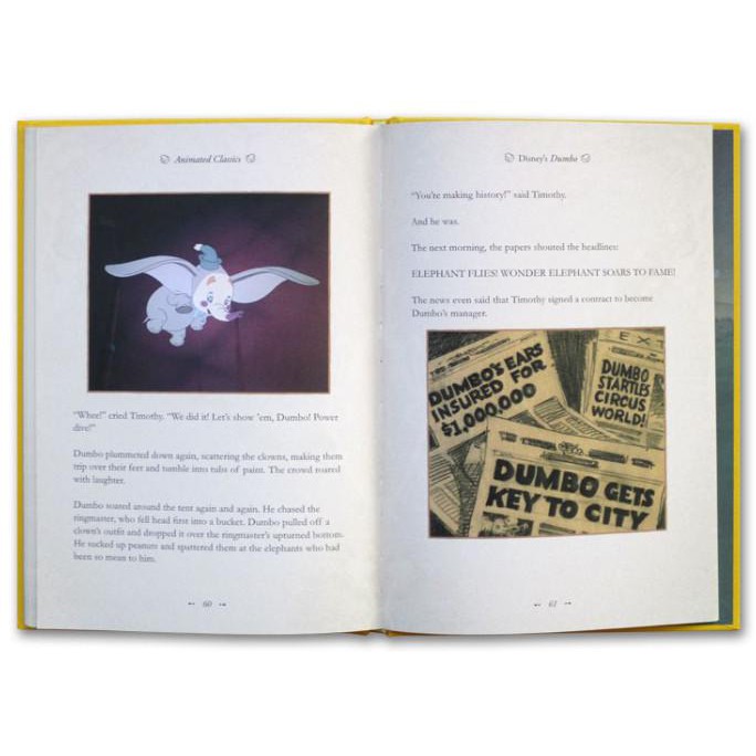 Animated Classic Walt Disney Dumbo Story Book