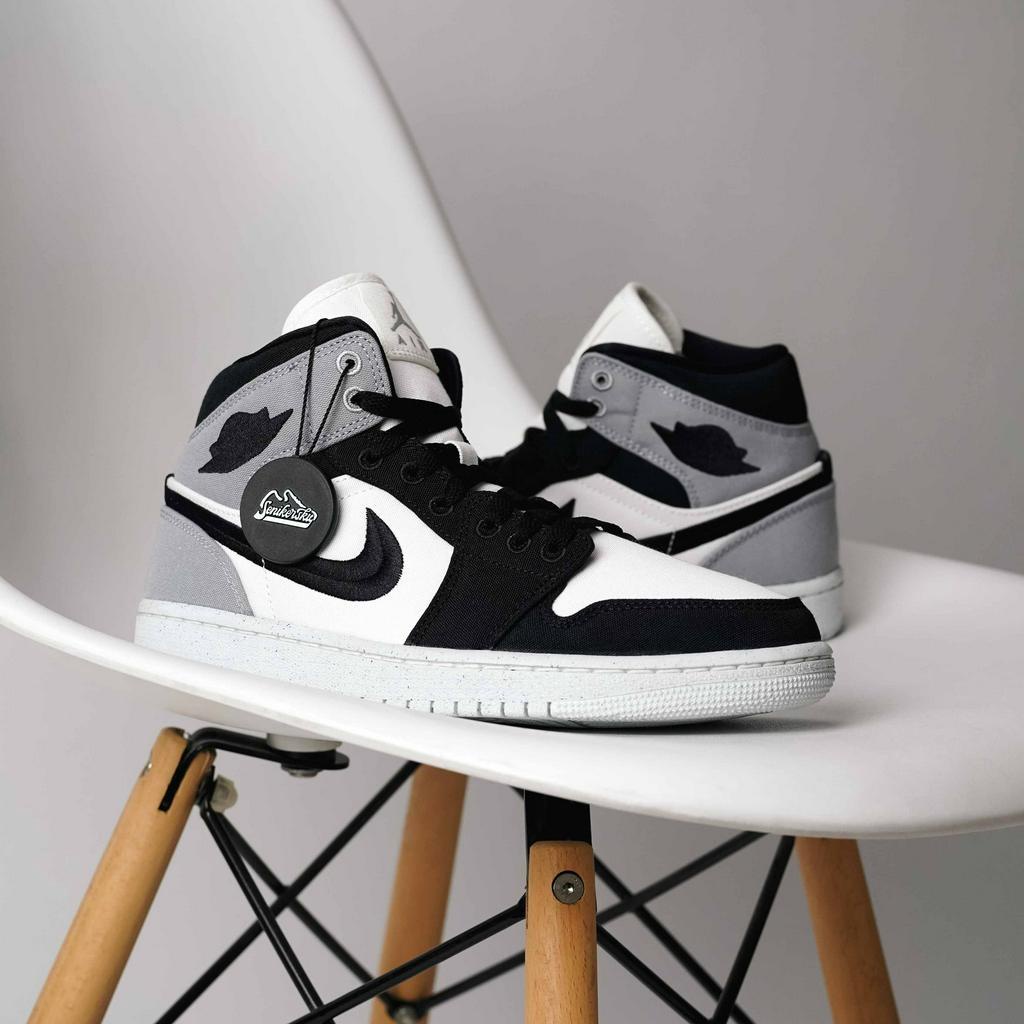 Air Jordan 1 Mid Steel Grey Womens