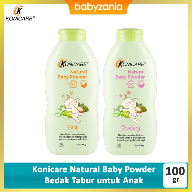 Konicare Natural Baby Powder Bedak Tabur Bayi - 100 gr