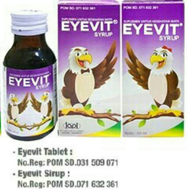 [ Botol ] EYEVIT Sirup isi 60 ml