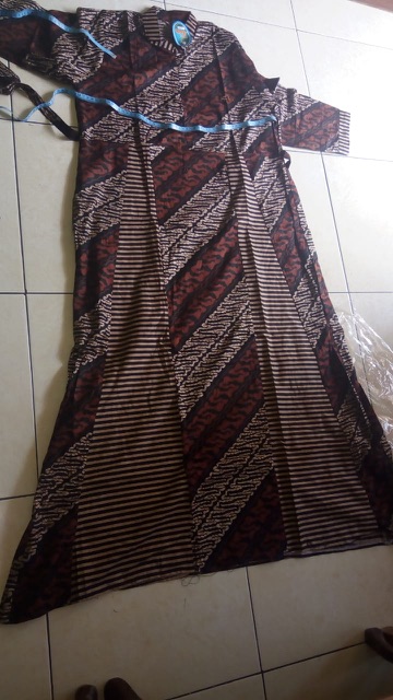 batik wanita jumbo gamis batik parang sogan