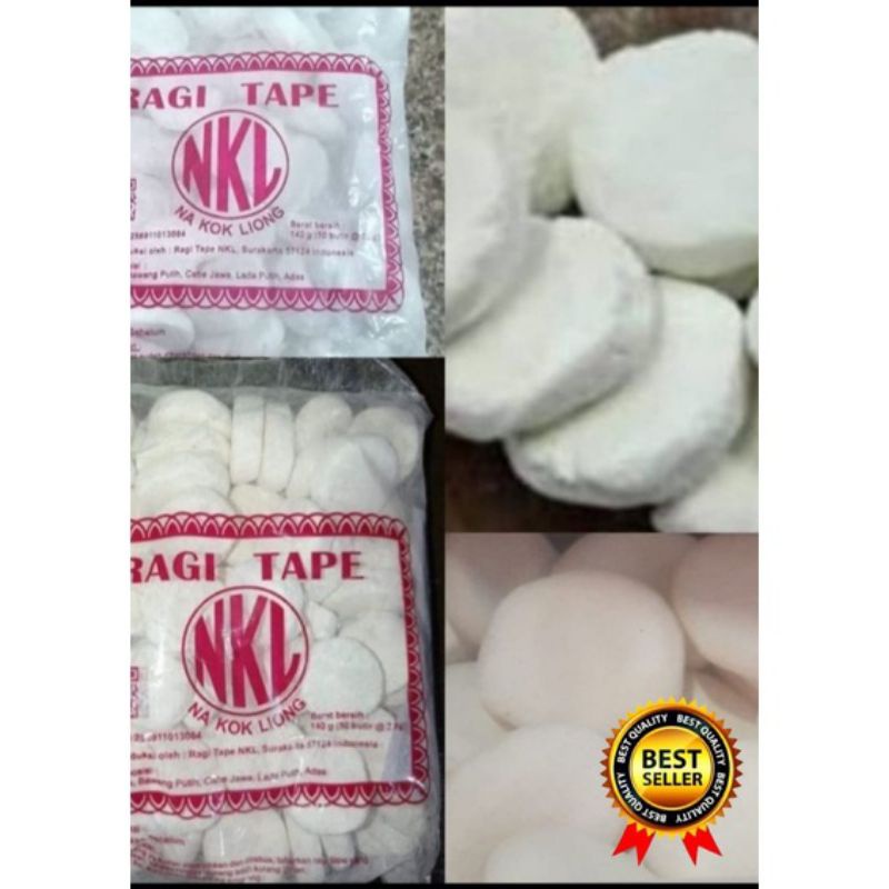 

isi 50 pcs RAGI TAPE NKL/PAKAN SEMUT JEPANG, TAPE SINGKONG, TAPE KETAN/FERMENTASI/BAHAB BAKING