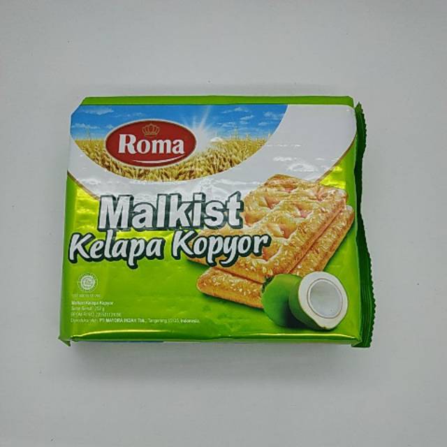 Roma Malkist Kelapa Kopyor 252gr Shopee Indonesia