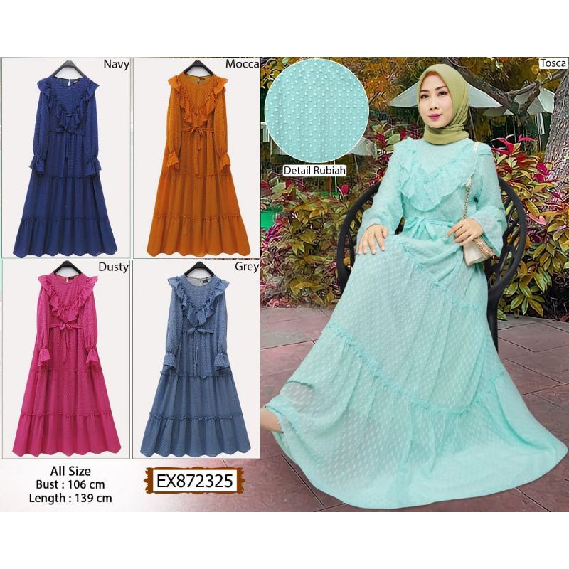Gamis Rubiah Original Extu LD 106