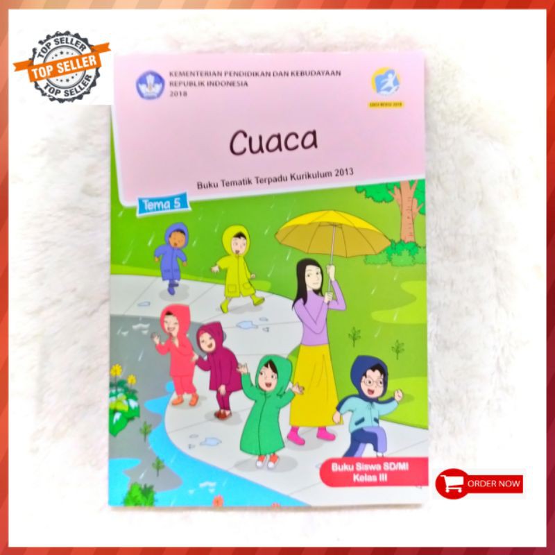 Jual Buku Tematik Kelas 3 Tema 5 - Cuaca | Shopee Indonesia