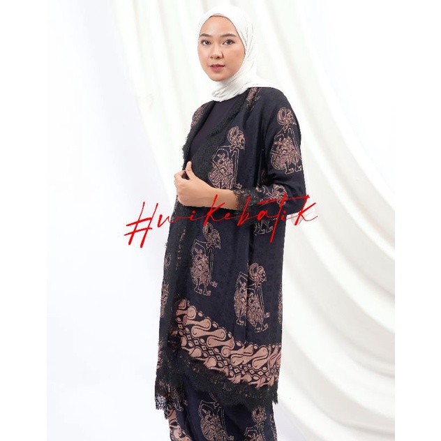 SET KEBAYA OUTER LACE WAYANG ANDIN VISCOSE