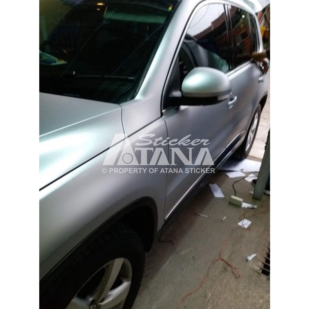 Skotlet Silver Metalik Doff Scotlet Infinity Abu Perak Satin MPM Dop Stiker Putih Metallic Matte Meteran Sticker Body Sepeda Mobil Decal Motor Mobil Matic Scolite Scotlight Tiang Dekorasi Kaca Background Aquarium NMAX PCX Aerox Lexi Vario Beat CBR Vespa