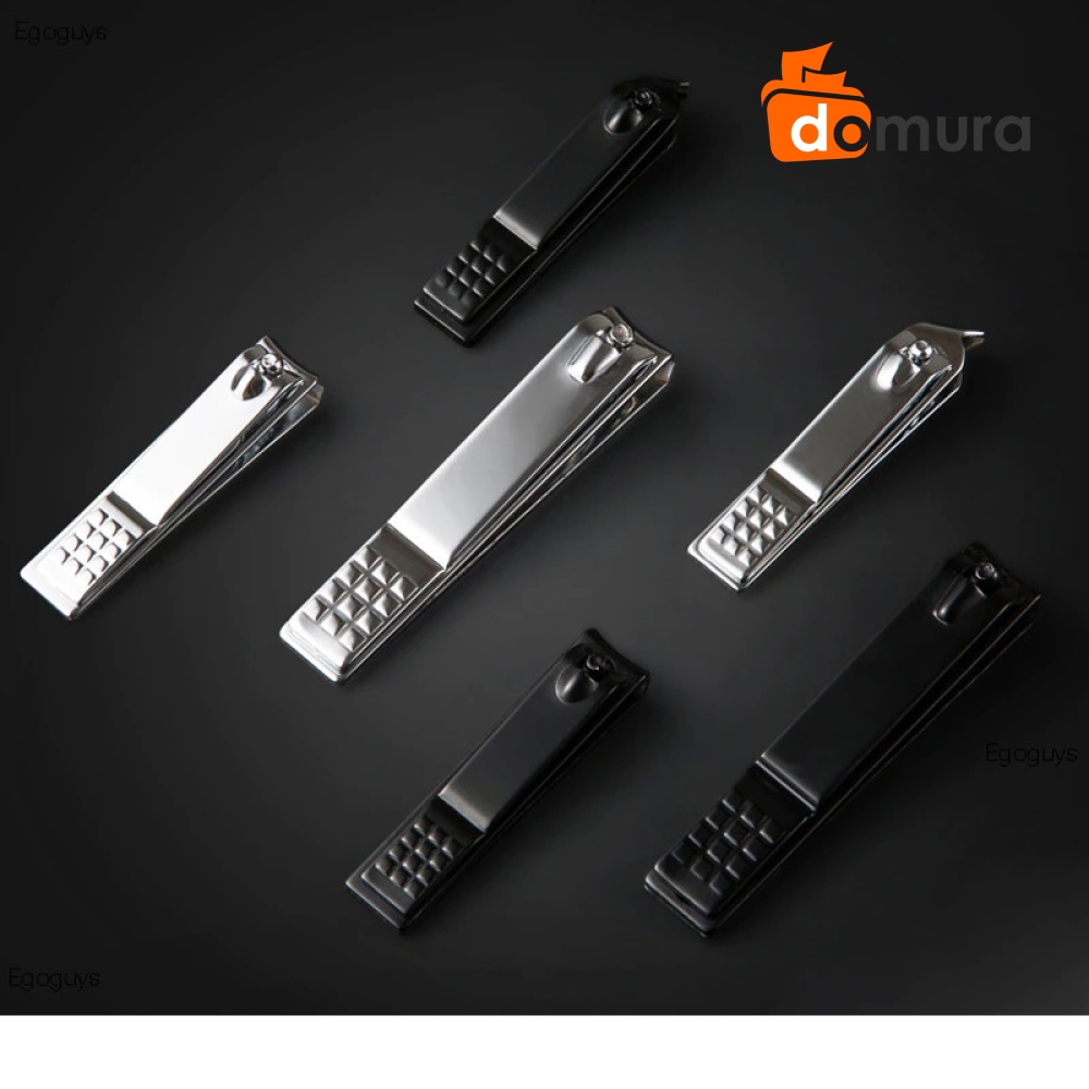 Gunting Kuku Stainless Alat Potong Kuku Manicure Pedicure Gunting Kuku Bengkok