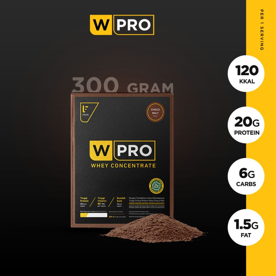 FITlife WPRO Whey Pro CONCENTRATE 300Gr 10 SERV Whey protein concentrate