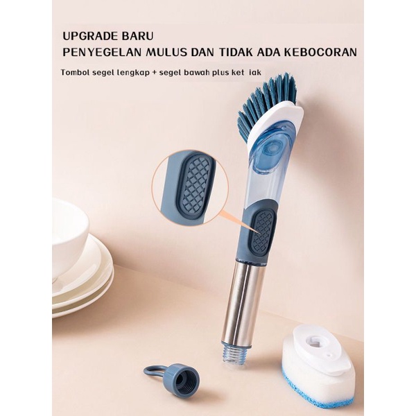 SKY130 SIKAT DISPENSER SABUN CUCI PIRING - BRUSH SIKAT DAPUR PORTABLE - ALAT PEMBERSIH DAPUR MURAH.