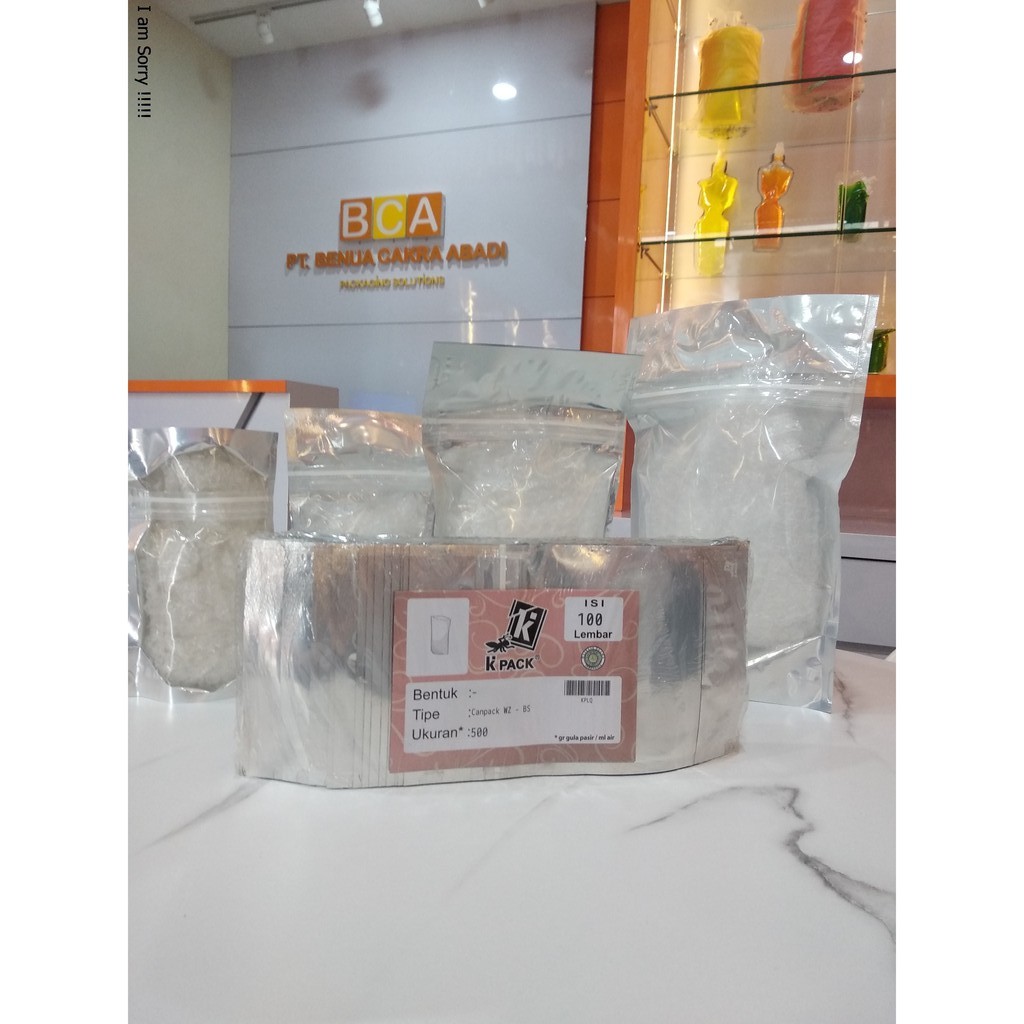 

KEMASAN CANPACK 500 WZ - 14 X 23 CM - KEMASAN KOMBINASI - ISI 100 PCS
