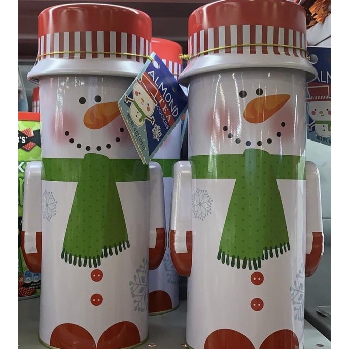 

SNOWMAN ALMOND TEA COOKIES/KUE KERING/BISKUIT XCD521XS
