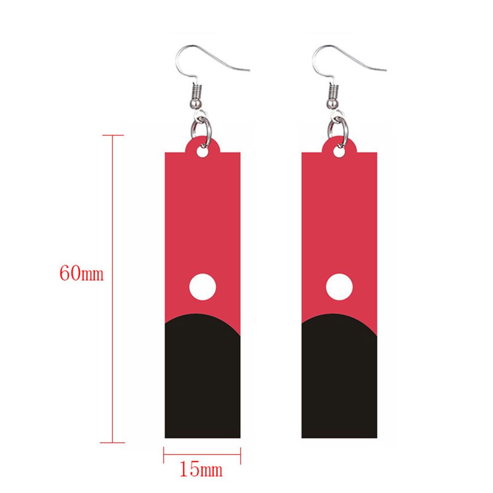 LANFY Men Tokyo Revengers Earring Acrylic Drop Earrings Keychain Anime Pendant Earrings Women Ear Hook Izana Kurokawa Unisex Cosplay Jewelry Dangle Earrings