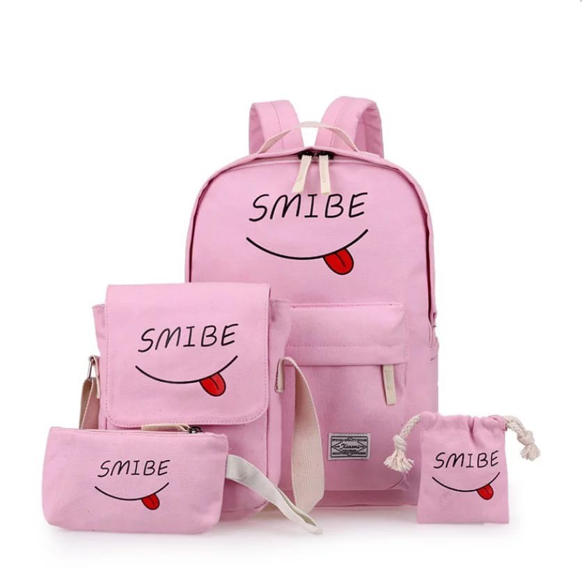 Tas Ransel Perempuan Smibe/ Tas sekolah/ Backpack Multifungsi