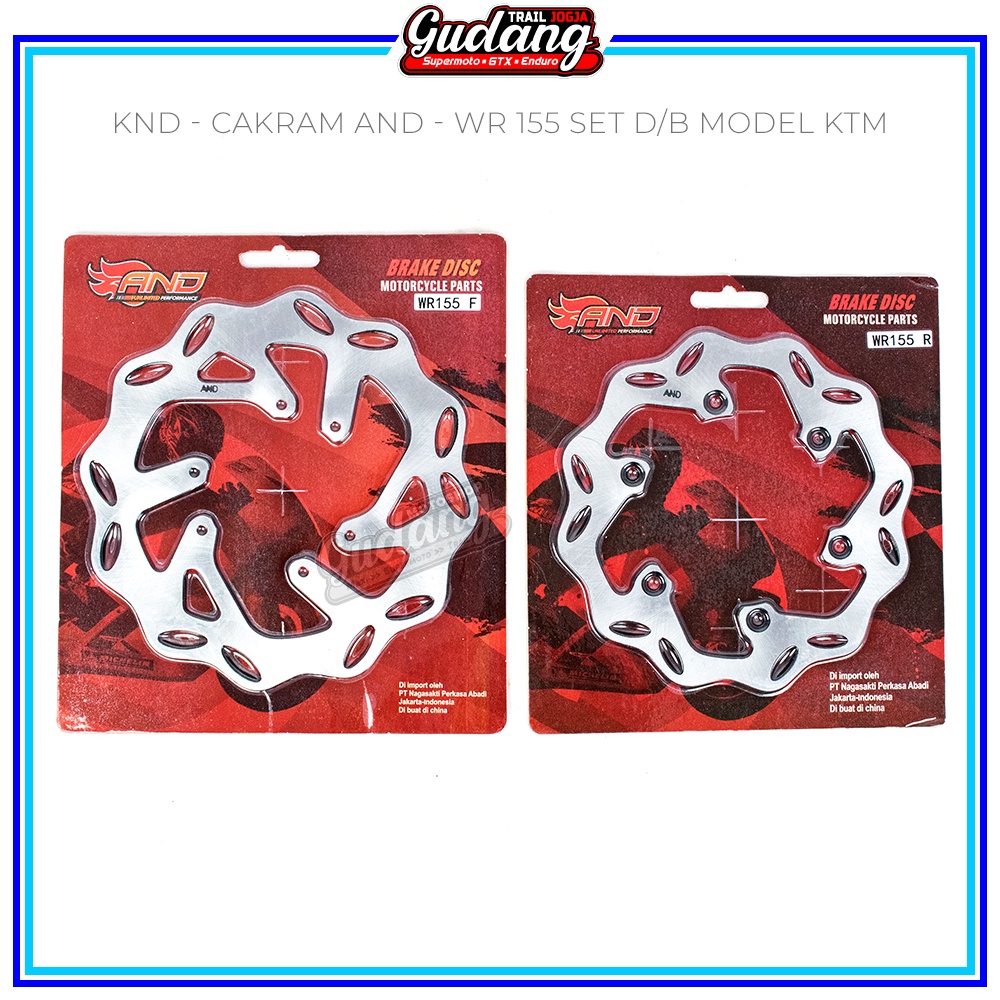 Piringan Cakram Disc Cakram Set Depan Belakang SCARLET/AND KLX 230 CRF 150L Model KTM