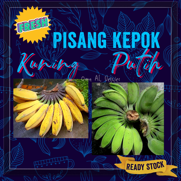 

PISANG KEPOK KUNING & PISANG KEPOK PUTIH PER SISIR