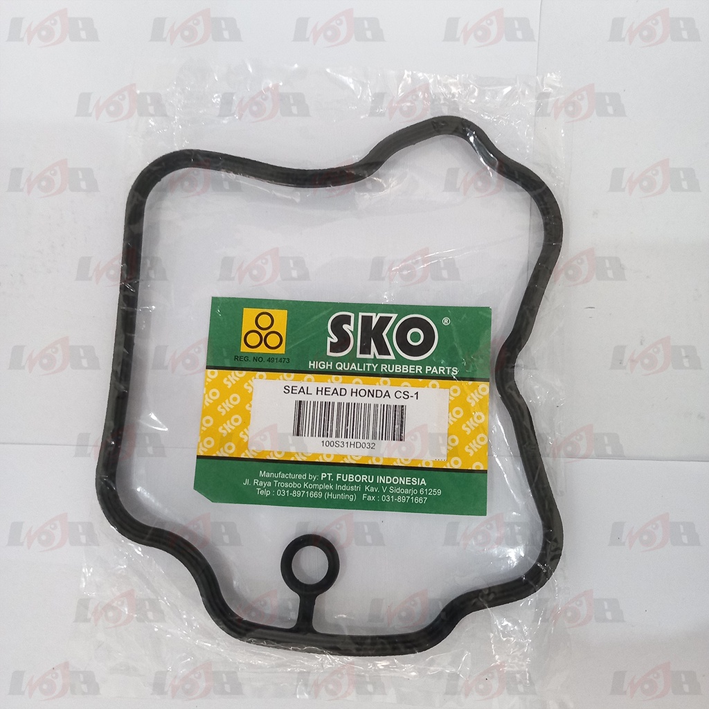 Karet Seal Gasket Sil Head Cover Honda CS 1 City Sport 1 SKO Fuboru Original