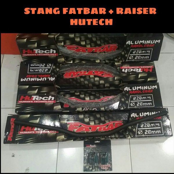 HUTECH Racing Fatbar Handlebar - Raiser Stang For CRF KLX KTM YZF RMZ KXF Motocross Universal