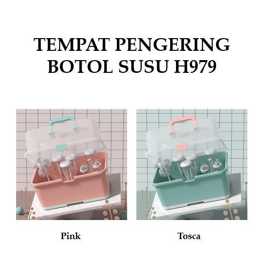 Grosir - H979 Rak Pengering Botol Susu Bayi / Rak Penyimpanan Multifungsi / Tempat Pengering Gelas