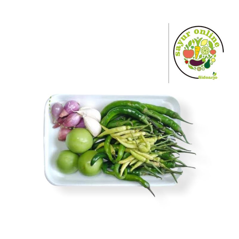 

paket sambal hijau/ bumbu dapur