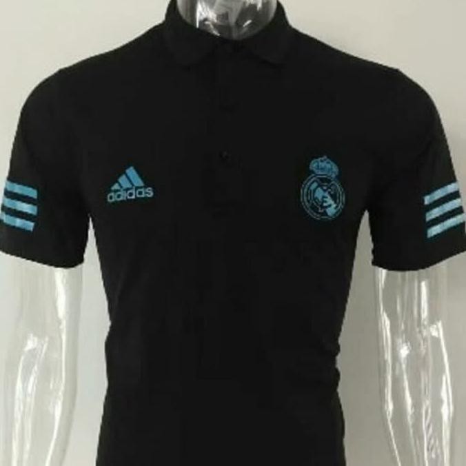 Super Sale Kaos Polo Shirt Jersey Real MAdrid Away UCL 17/18 Grade Ori Murah Banget