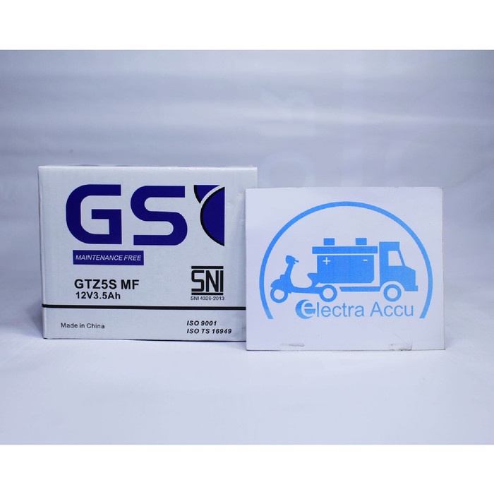 Aki Motor Honda Supra X 125 GTZ5S GS Y Accu Kering ORIGINAL Original