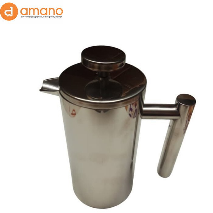 French Press Coffee Plunger Double Wall Milk Frother 350ml Merek Muranee