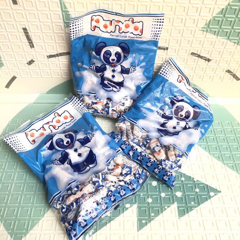 PERMEN SUSU PANDA KERTASNYA BISA DI MAKAN