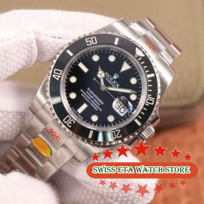 Best Seller Rolex Submariner 116610LN V10 Black Ceramic Noob 904L Swiss clone 1:1 Garansi 1 th