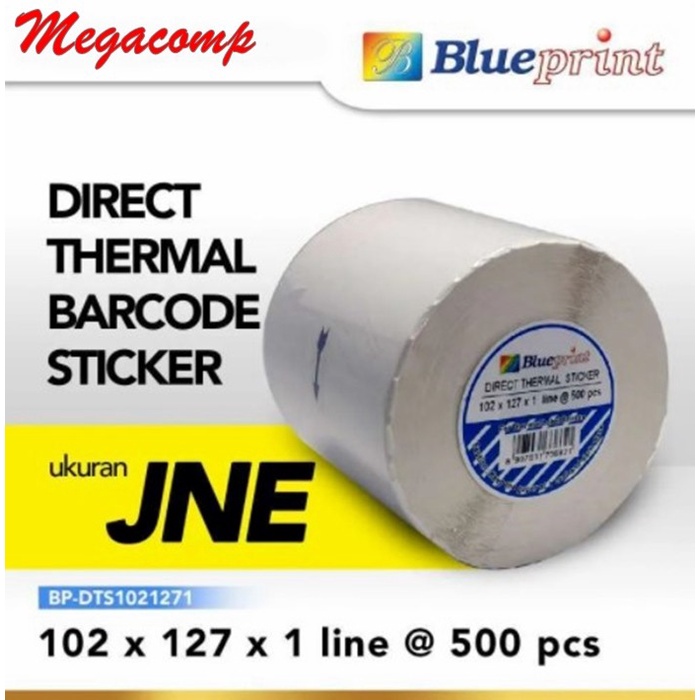 

PAPER ROLL BLUEPRINT DIRECT THERMAL STICKER 102x127